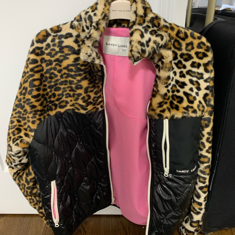 Sandy Liang Faux Fur Jacket
